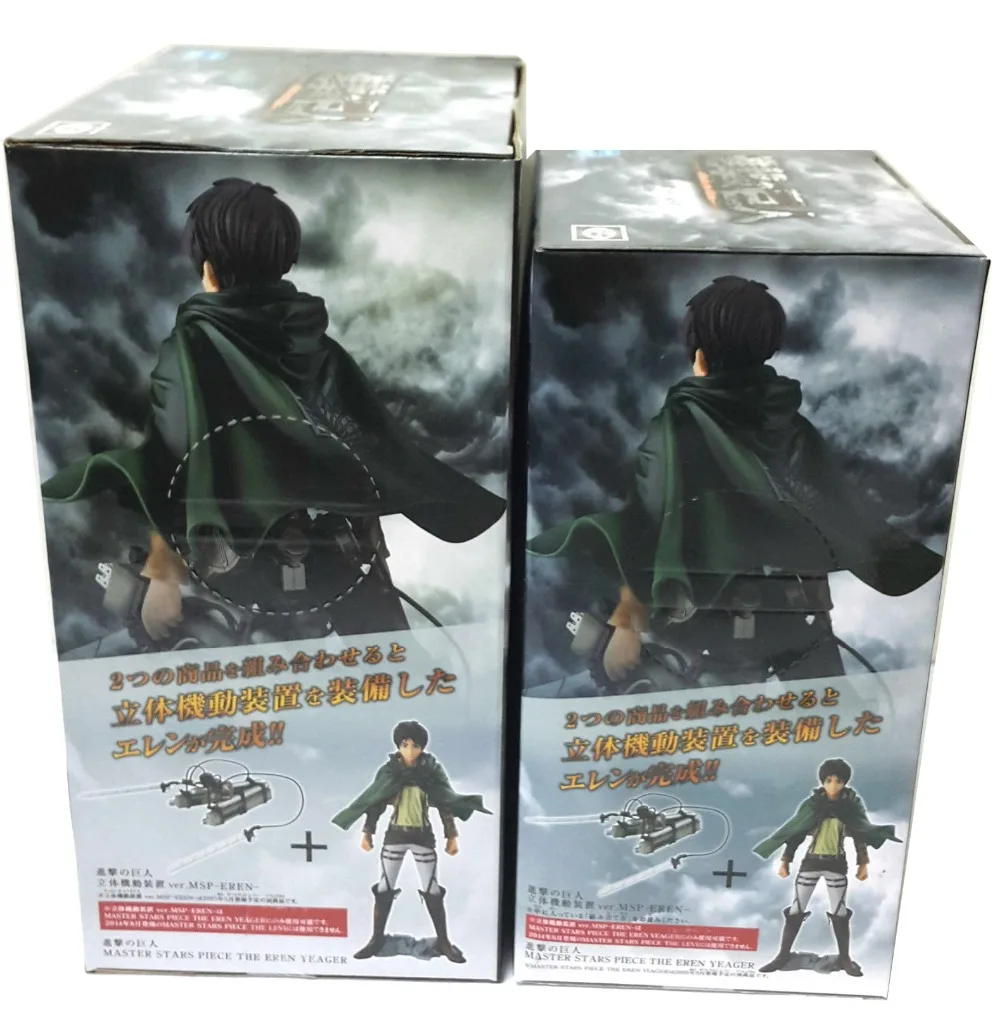 Коллекционная Фигурка BANPRESTO Master Stars Piece (MSP) 100% оригинал Эрен Йегер + 3D маневренное