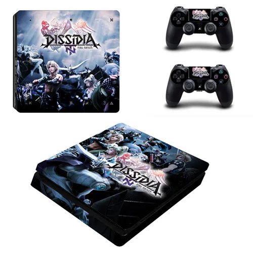 Dissidia Final Fantasy NT PS4 тонкая кожа Стикеры для Игровые приставки 4 консоли и 2 контроллеры PS4 тонкий скин виниловая наклейка, стикер - Цвет: YSP4S-1938