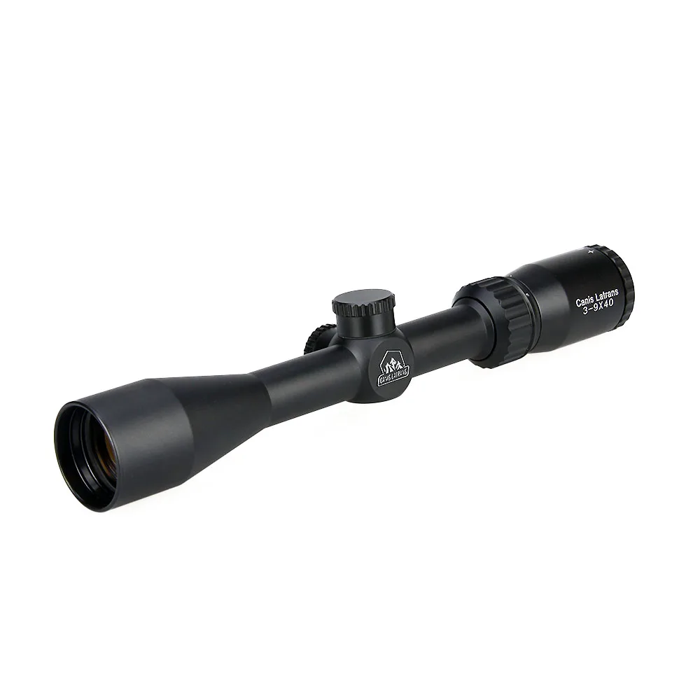 Canis Latrans Тактический 3-9X40 Canislatrans прицел для наружной настоящей охоты HS1-0304 - Цвет: Черный