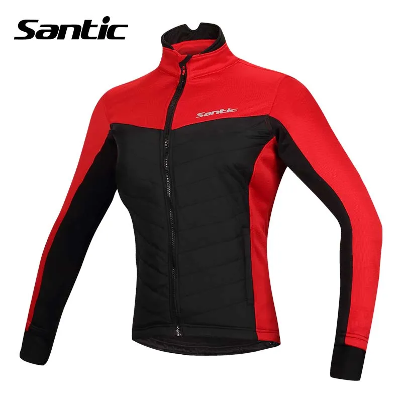 L5C01058R Santic Мужская и женская зимняя куртка для велоспорта ветрозащитная теплая куртка для горного велосипеда Теплая Флисовая Куртка для велоспорта - Цвет: L5C01058R