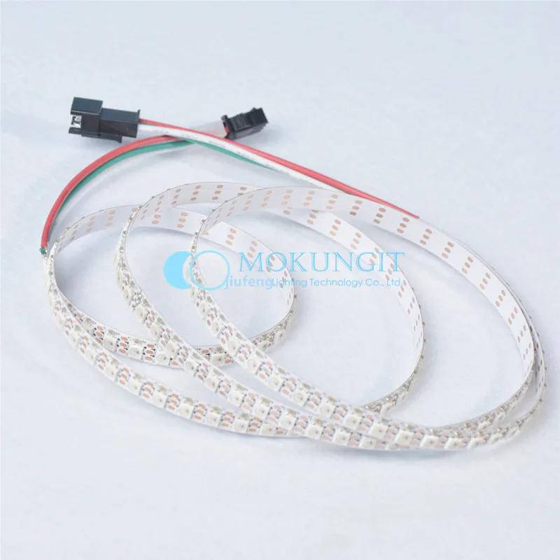 Светодиодная Пиксельная лента SK6812 3535 144LED s/m 7 мм белая ПП Адресуемая светодиодная