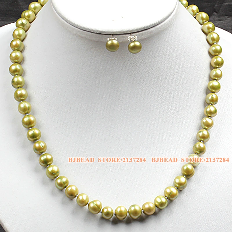 Жемчужное ожерелье с крупной застежкой-лобстером и подходящими