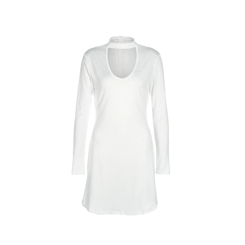 Новинка 2018 женское Бандажное облегающее платье с длинным рукавом для праздника