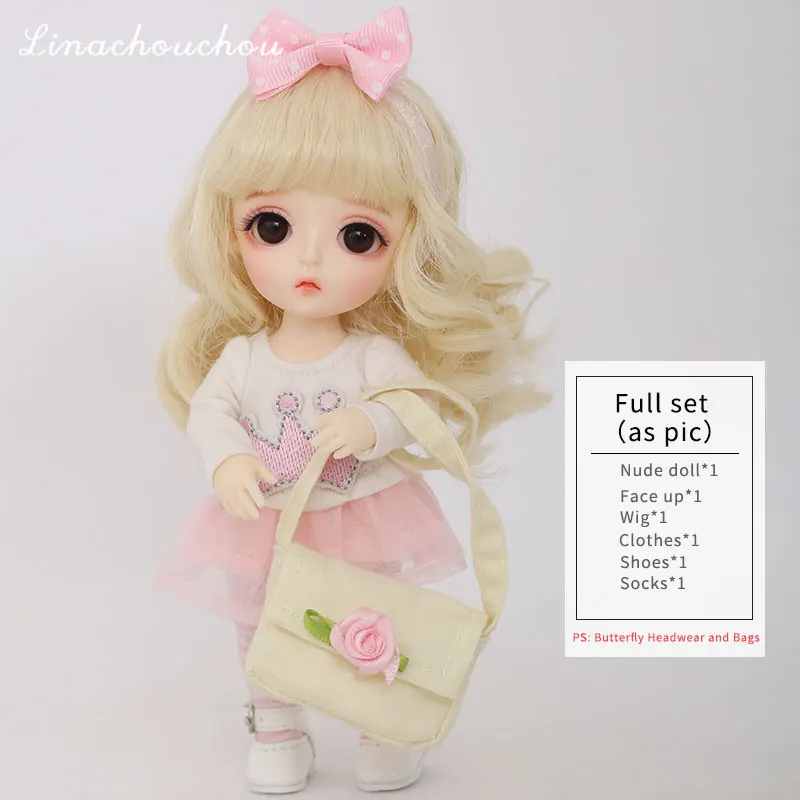 Fullset in NS LCC Miu 1/8 BJD SD фигурки из смолы модель детские куклы глаза высокое качество подарки на Рождество или день рождения - Цвет: Fullset in NS