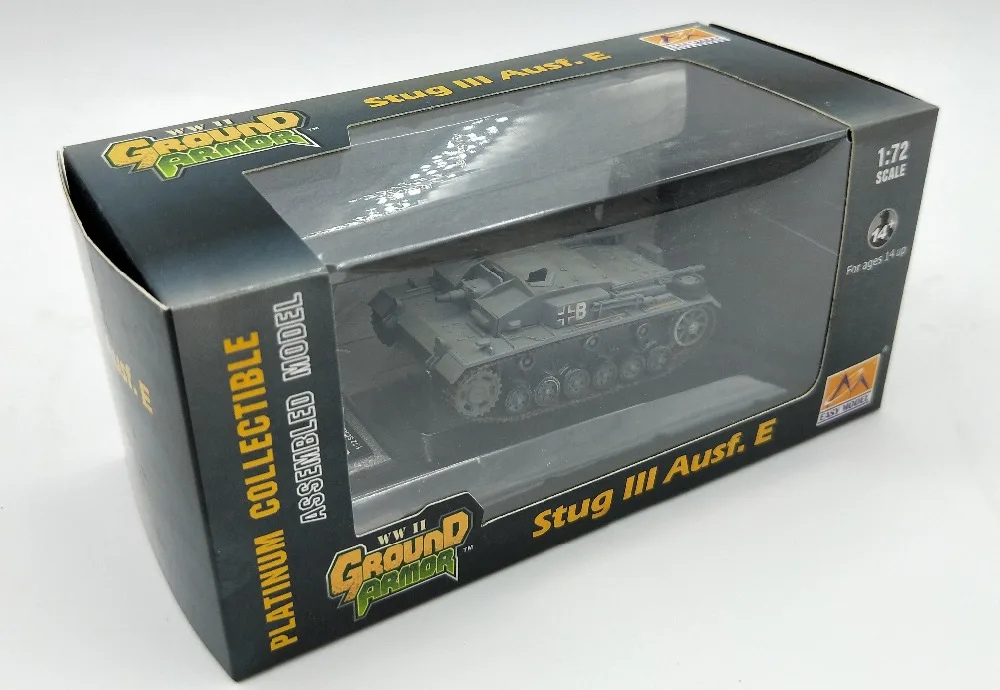 

1:72 German model three assault gun model E Soviet Union in 1942 Trumpeter finished 36144