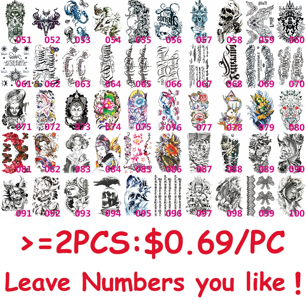 1 шт Сексуальная английская буква цветок рука назад плечо запястье