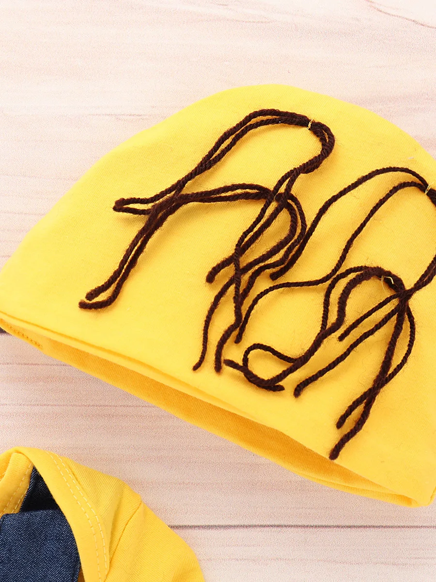 Костюмы миньонов для маленьких мальчиков и девочек унисекс повседневное длинное