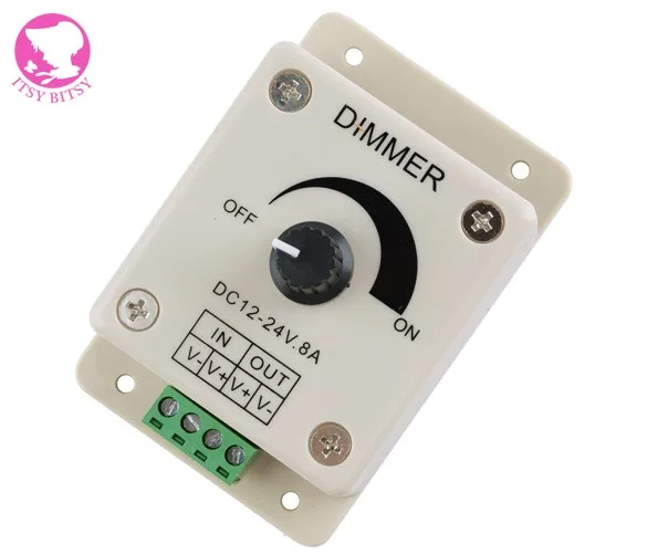LED Dimmer Переключатель Управления 12 В/24 В Яркость Диммеры Драйверов Для Затемнения