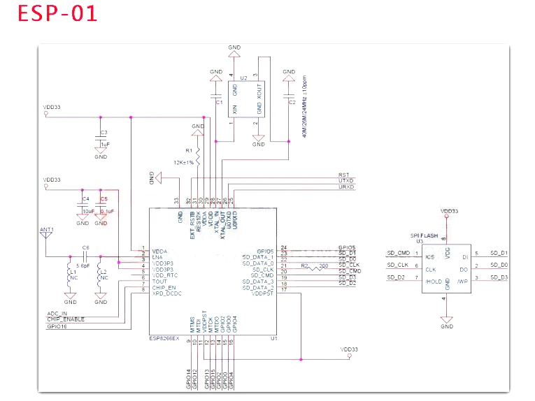 ESP01 Programmer Adapter UART GPIO0 ESP-01 Adaptater ESP8266 CH340G USB to ESP8266 Serial Wireless Wifi Developent Board Module