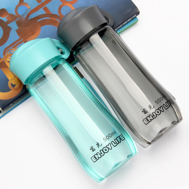 500ML 650ML Eco-friendly Water Bottle Unbreakable Leak-proof With Filter Screen Portable Sport Travel Running Tea Cup | Дом и сад