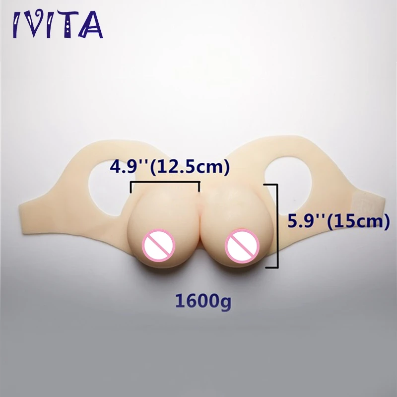 IVITA 1600 г белые реалистичные высококачественные Искусственные Силиконовые формы
