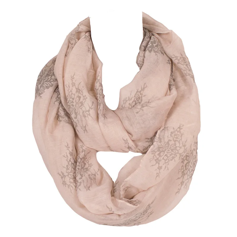 Женский шарф кольцо в винтажном стиле 2017x180 см|brand shawl|fashion shawlsshawl brand |