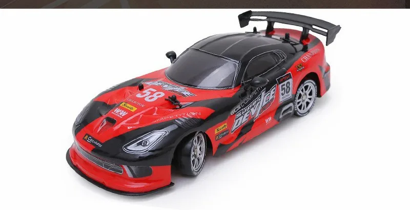 Радиоуправляемый автомобиль для GTR/Dodge Viper 4WD Drift Racing Championship 2,4G внедорожный Рокстер с дистанционным управлением, электронные игрушки для хобби