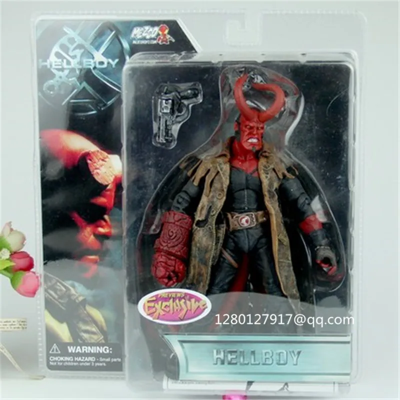 6 дюймов супергерой Hellboy Anung Un Rama сын сатаны включает в себя самурайский пистолет