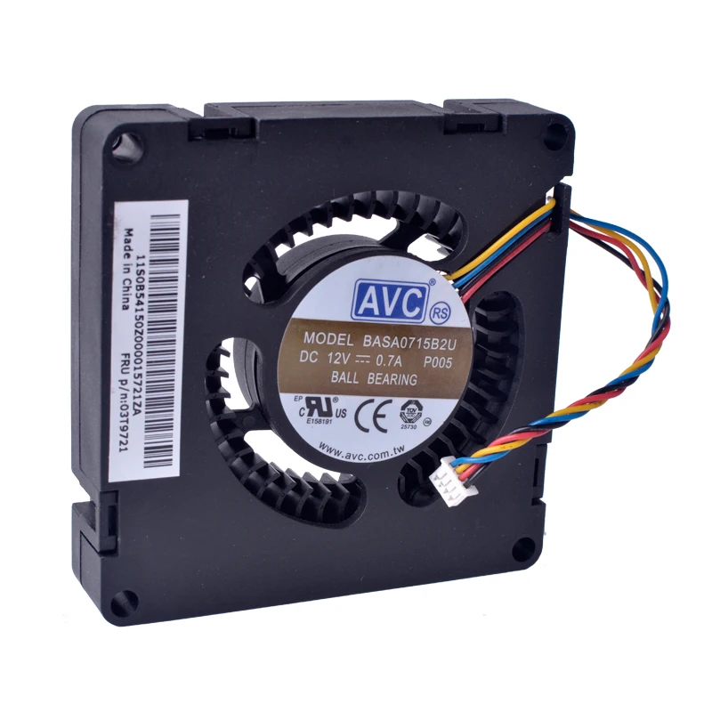 

Вентилятор охлаждения BASA0715B2U 7015 70x70x15 мм 12 В 0,70 а M92p 70 мм вентилятор Турбовентилятор