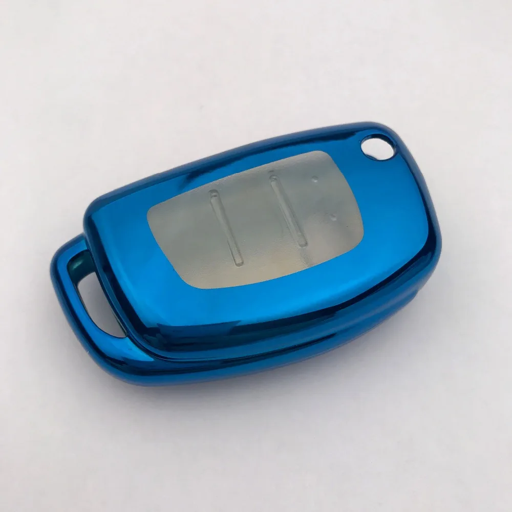 Оптовая продажа с фабрики 6 цветов Мягкий ТПУ чехол для выкидного ключа hyundai Creta I20
