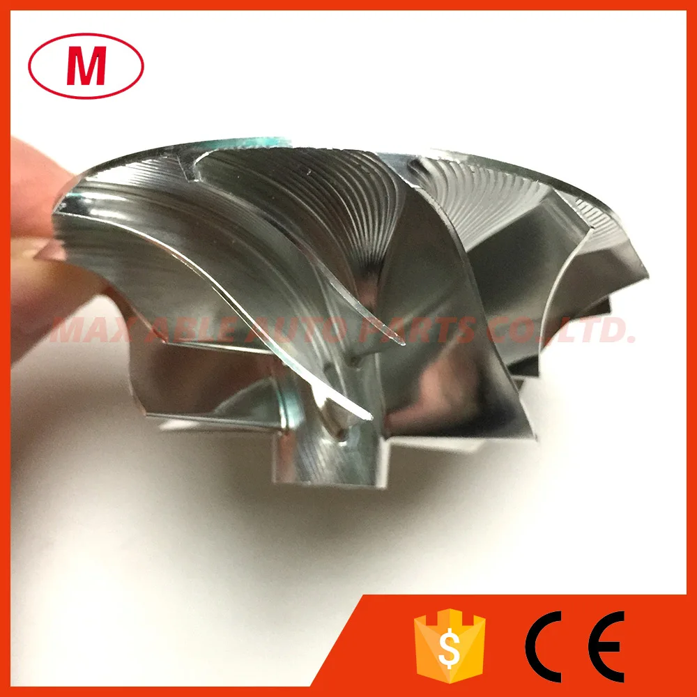 TD05H 16G 48.30/68.01мм 6+6 лопастей вперед Высокопроизводительный турбокомпрессор из алюминия 2618/фрезерование/биллет компрессорный колесо для 49178-01560 on.