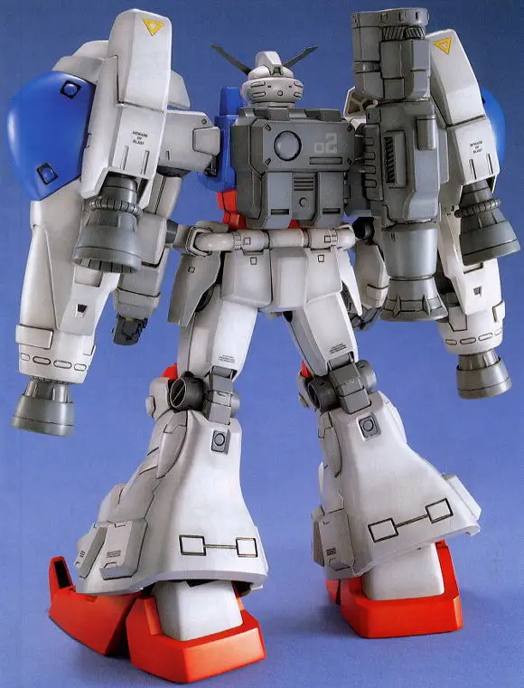 Bandai Gundam MG 1/100 RX 78 GP02A мобильный костюм сборные модели наборы экшн фигурки детские