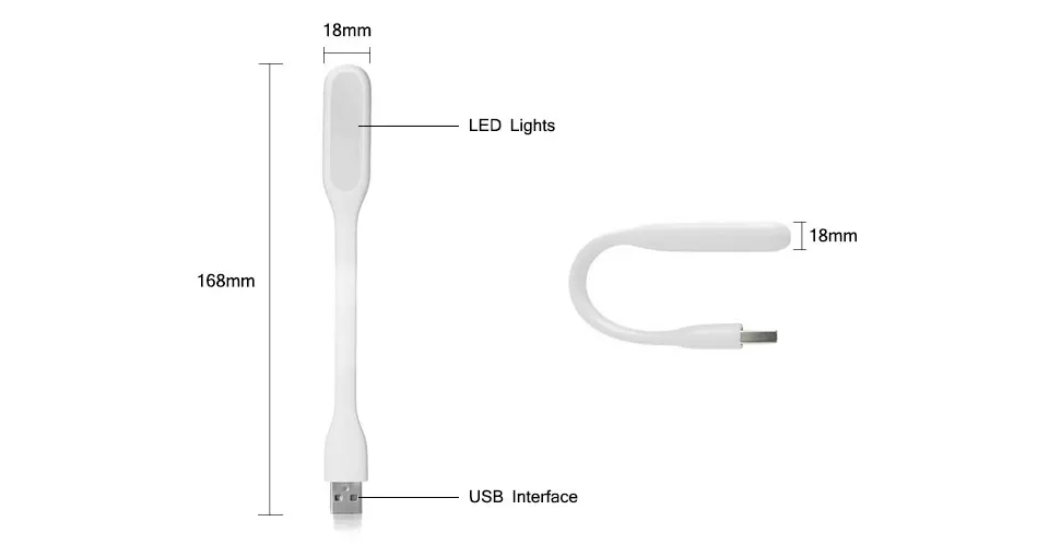 1 шт. DC 5 в USB кабель питания ed Светодиодный Настольные лампы белый светильник ing портативный ПК ноутбук блок питания светодиодный светильник