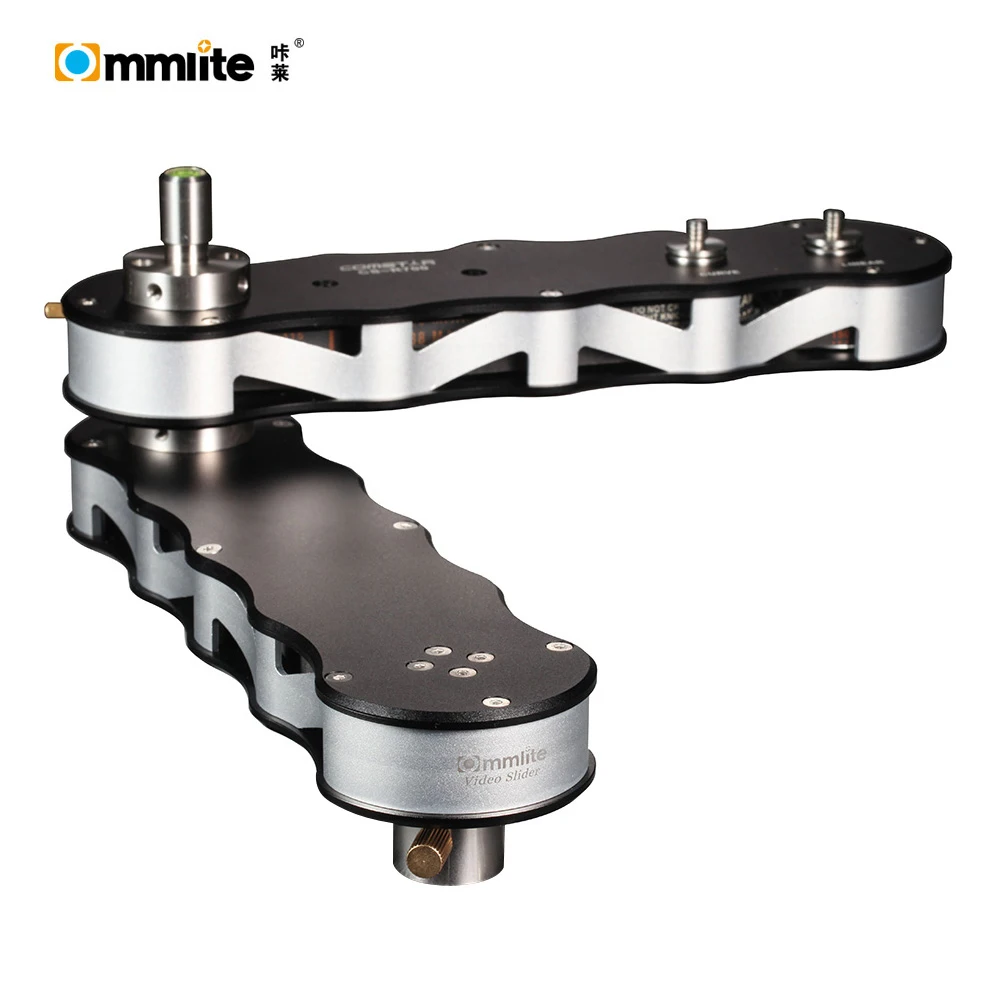Commlite 4 times Distance Retractable MINI Aluminum Alloy Video Slider for DSLR Smartphone 3.5kg loading 706mm Sliding Distance|video slider|slider