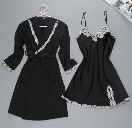 Халат женский новинка 2019 высококачественный комплект из двух предметов