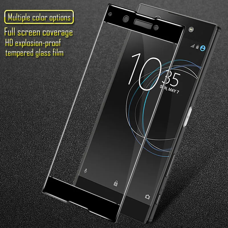 Для Sony Xperia XA1 3D полное покрытие экрана закаленное стекло для защитная пленка|tempered
