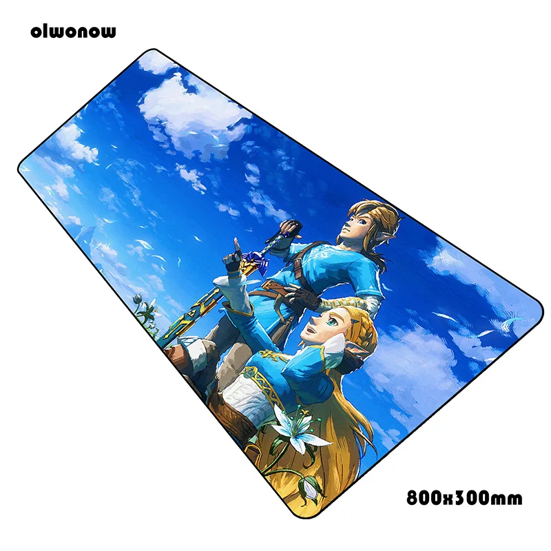 Zelda Коврик для мыши 800x300x2 мм коврики горячие продажи компьютерная мышь коврик игровые аксессуары милые большие игровые коврики и чехлы игры pc gamer