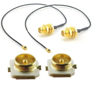 6 шт.лот IPX на RP-SMA женский Wi-Fi антенный кабель 17 см + Mini PCI u.fl штекер SMD разъем