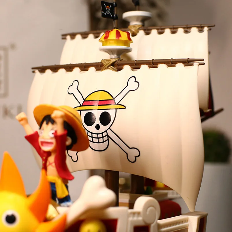 Короткая футболка с героями из японского аниме «one piece рисунок one piece Таузенд Санни обезьяна Luffy ПВХ фигурка игрушки обезьяна Luffy украшения подарки для детей