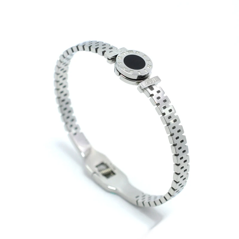 FYSARA римскими цифрами браслеты для пояса и женщин ювелирные изделия Wristhand розовое