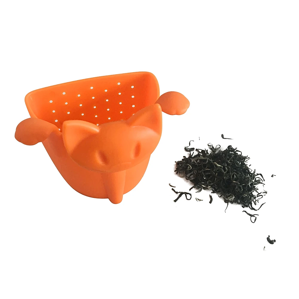 Креативное чайное ситечко в виде милой кошки для заваривания чая из пищевого