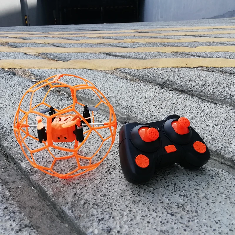 Quadrocopter Пульт Дистанционного Управления Мини Drone 1340 2.4 ГГц 4CH Fly Ball Copter RC Ball Мини Drone Flip Ball Безголовый Drone Игрушки