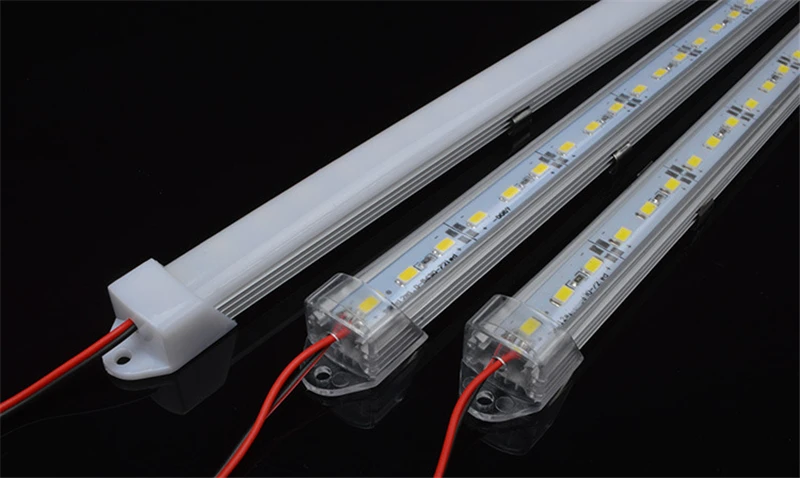 10 шт. светодиодный фонарь 50 см/36 светодиодный s DC12V 5630/7020 светодиодный жесткий светодиодный светильник 50 см с алюминиевым корпусом U+ чехол из поликарбоната