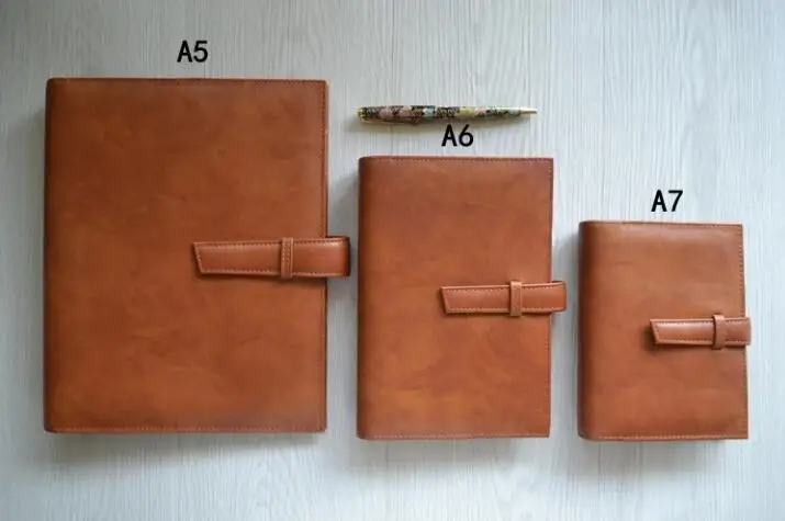 K & KBOOK роскошный блокнот из натуральной кожи A5 A6 A7 кожаный мини с отрывными