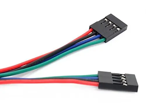 10 комплектов 70 см 4 Pin Женский Перемычка проволока Dupont кабель для 3d принтера