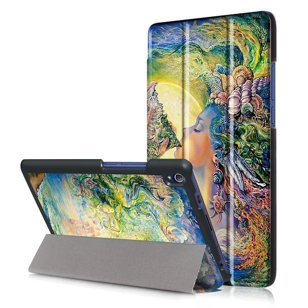 Магнитный Folio stand PU чехол для Lenovo P8 (Tab 3 8 Plus) TB 8703 защитный книжка с подставкой