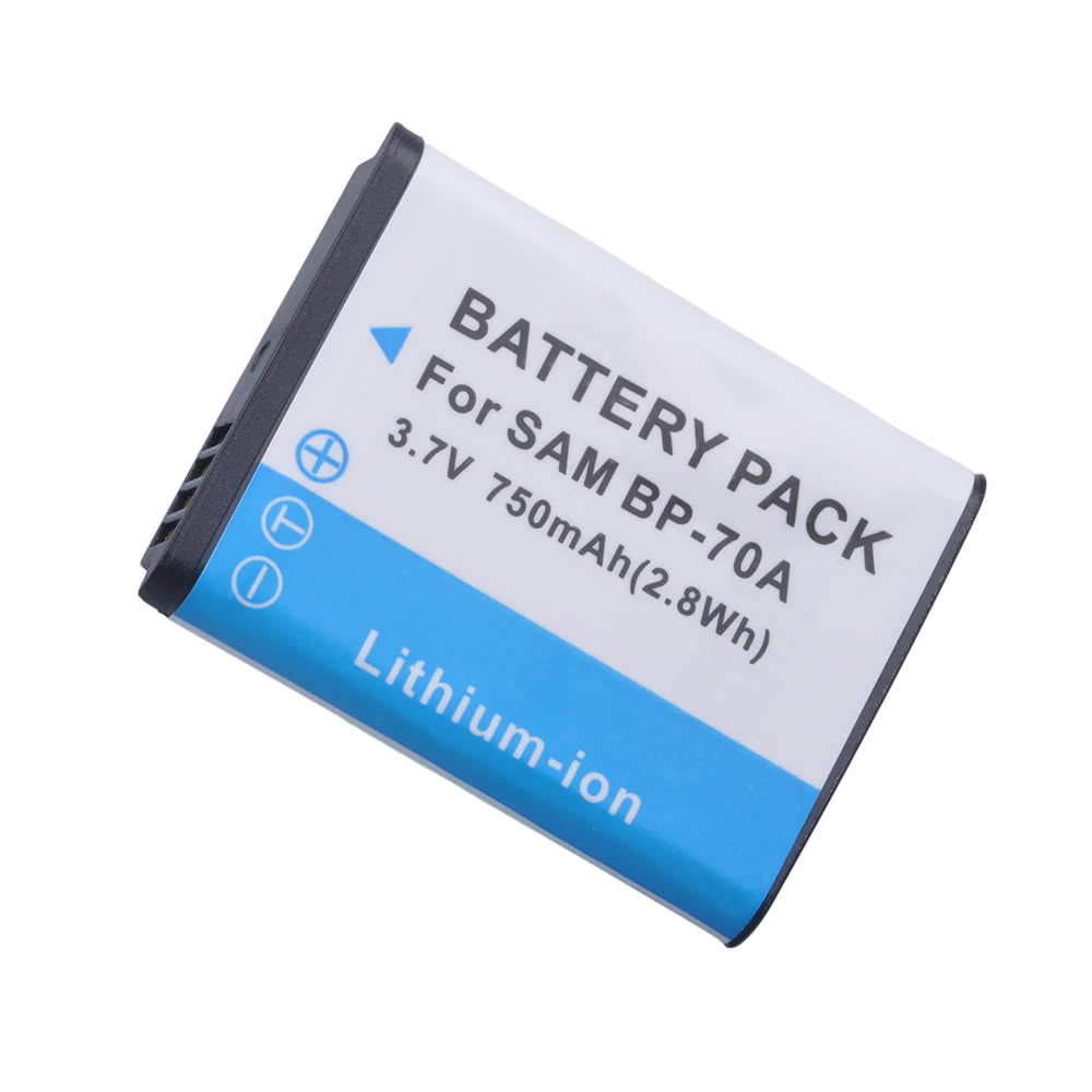 Аккумулятор BP 70A BP70A для Samsung ST95 ST100 ST6500 SL50 SL600 TL205 WB30F WB35F DV150F ES65 ES67 MV800 PL80 1 шт. |