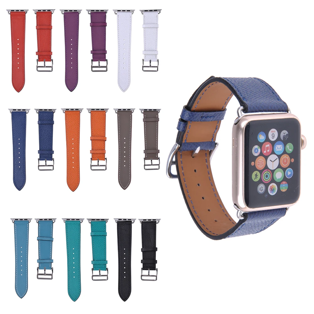 Сменный ремешок из мягкой кожи для Apple Watch 42 мм|Ремешки часов| |