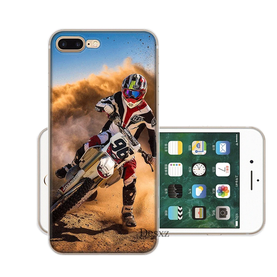 Чехол Desxz для мотокросса iPhone 7 8 6 6s Plus 11 Pro X XR XS Max 5 5S SE |