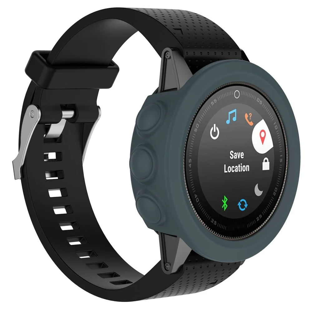 Fenix 5S ремешок для наручных часов чехол силиконовый Защитный Чехол Крышка