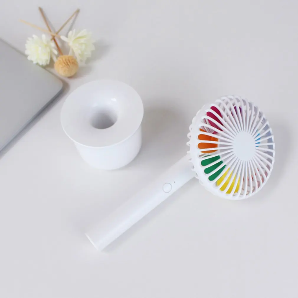 Цветной Подсолнух мини-портативный вентилятор 3 регулируемые скорости USB