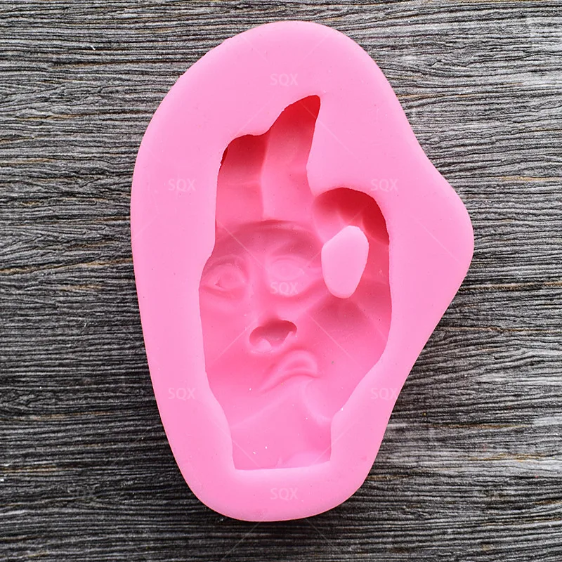 OK форма в виде монстра для Хэллоуина украшение торта из помадки силиконовые