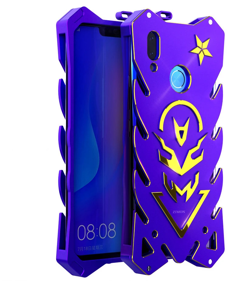 Для huawei mate 20 Lite Zimon авиационный алюминиевый металлический корпус прочный защитный чехол для huawei mate 20 Lite металлический корпус