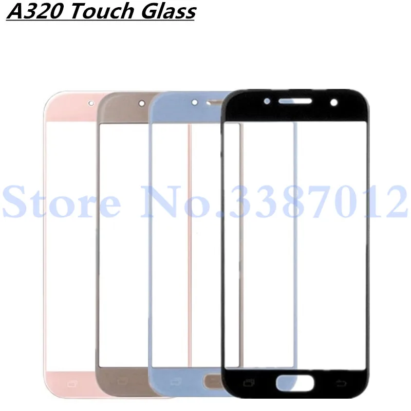 4 7 дюйма Сенсорная панель Замена для Samsung Galaxy A3 2017 a320 A320F сенсорный экран внешняя