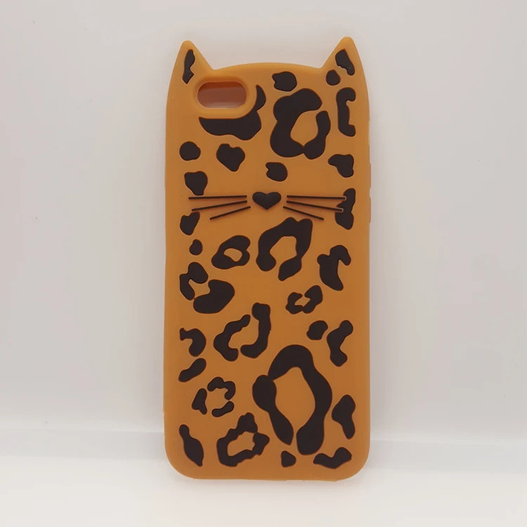 3D мультфильм рок милый белый корна Кошка мягкий силиконовый чехол для iPhone 5 5S SE Резиновый чехол милый Рождественский кактус мобильный чехол для телефона