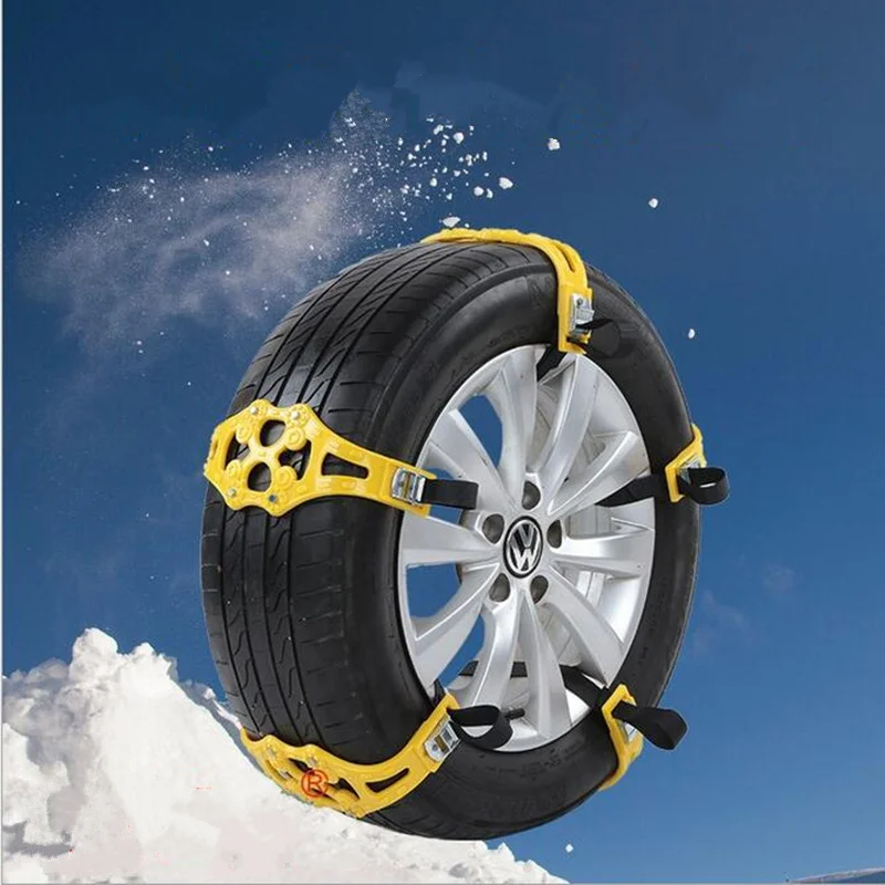 CARSUN 1 шт. Простая установка зимняя Автомобильная цепь для снега