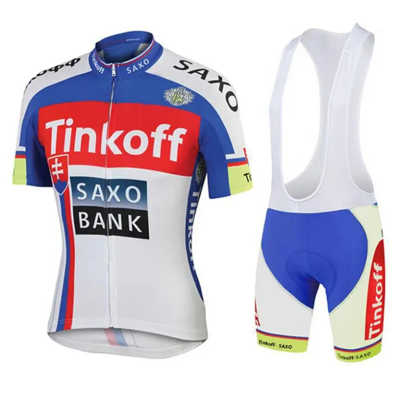 WHITE RED BLUE 2015 Tinkoff Saxo Bank Cycling Summer CICLISMO Breathable Jersey + Bib Shorts Bicycle Clothing|shorts boy|shorts menshorts basketball
