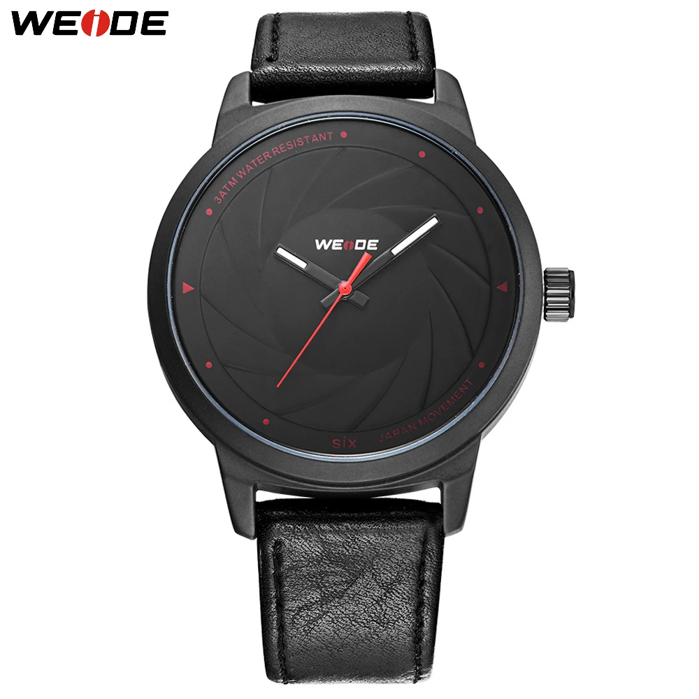 Топ бренд класса люкс WEIDE Модные повседневные мужские часы спортивные кожаные деловые кварцевые часы мужские наручные часы Relogio Masculino