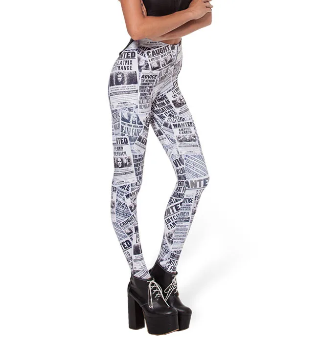 Модные женские леггинсы с рисунком галактики и роспись журнал Капри высокие