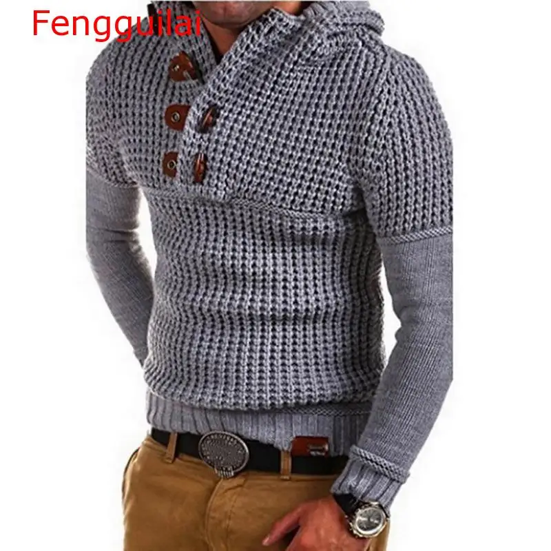 

Fengguilai 2020 Mens Zip Wool Sweater Pullovers Long Sleeve Half-Zipper Sweater Jumper Knitwear Winter Cashmere Outerwears Men